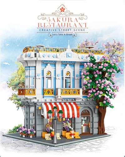 Romantic Sakura Restaurant - 3725 pcs Architecture