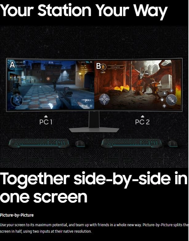 G9 - LS49DG912SMXUE 49 Inches 5120x1440 Pixels