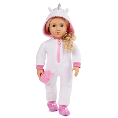Lilian Fashion Doll - 18-inch Unicorn Pyjama Playset Ages 3+