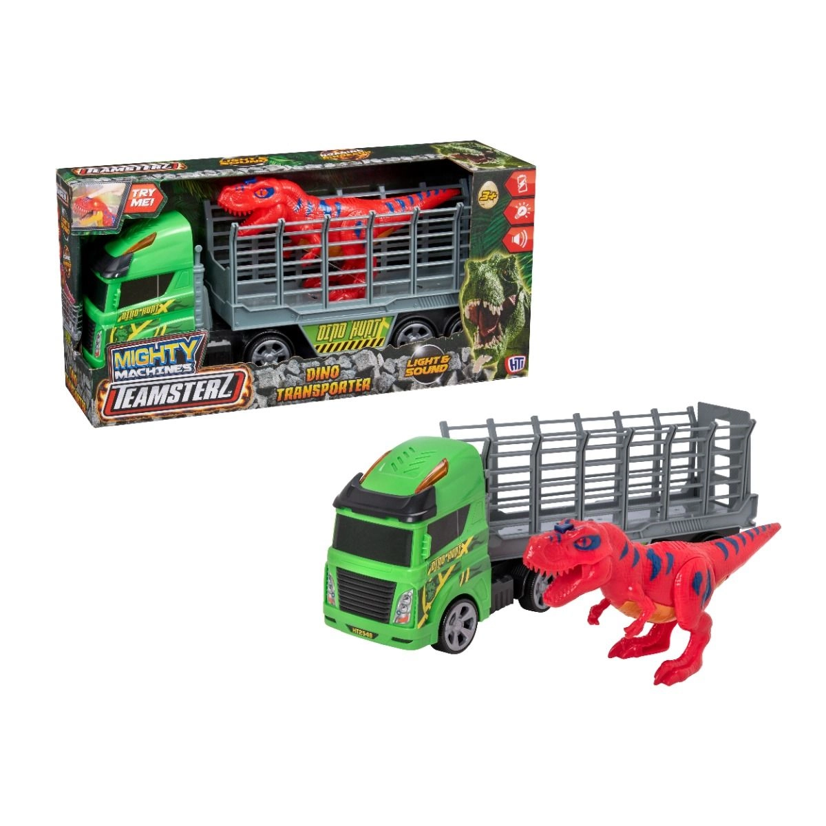 Teamsterz Dino Transporter - Light & Sound 3+ yrs