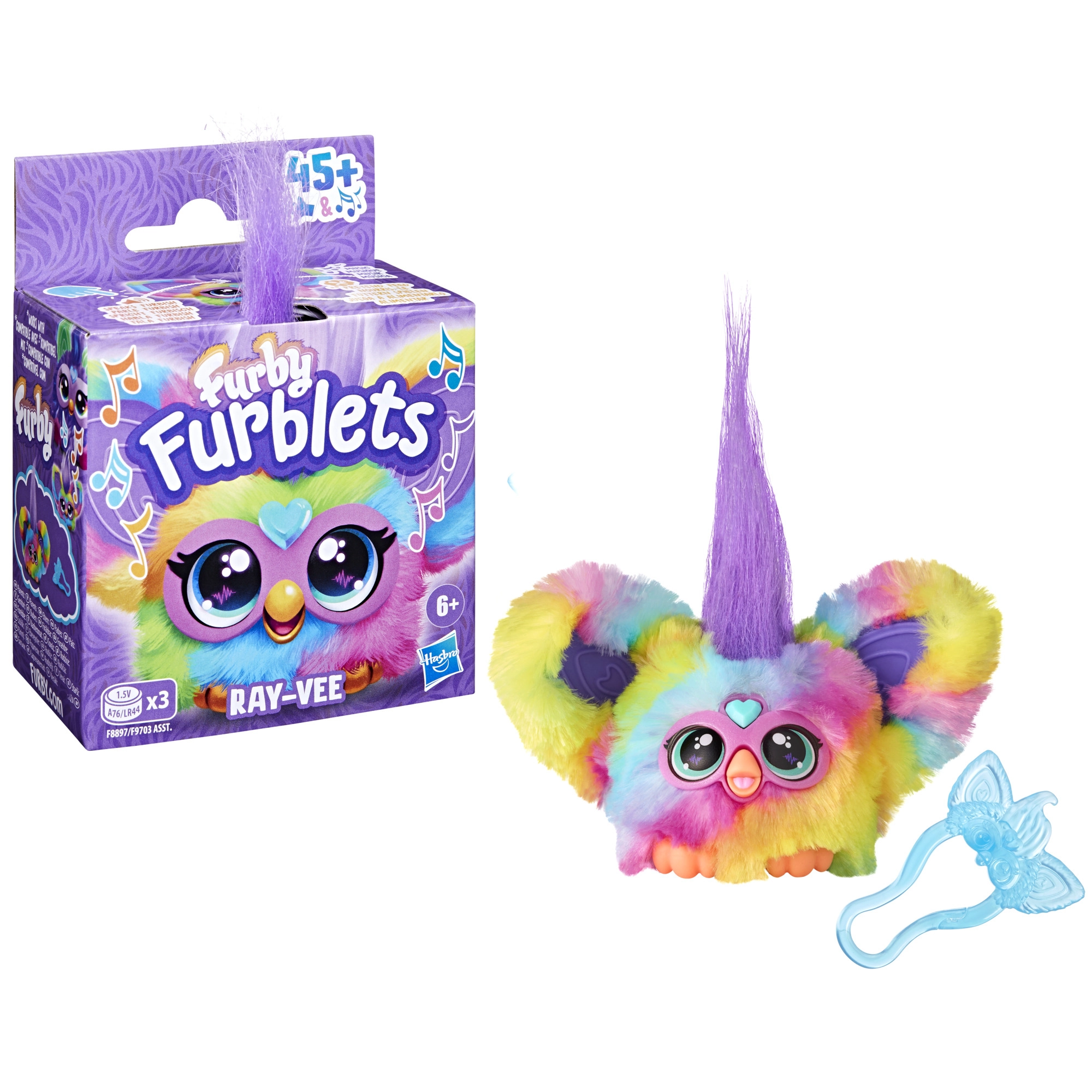 Furby Furblets Ray-Vee 5 cm Plush - 45+ sounds