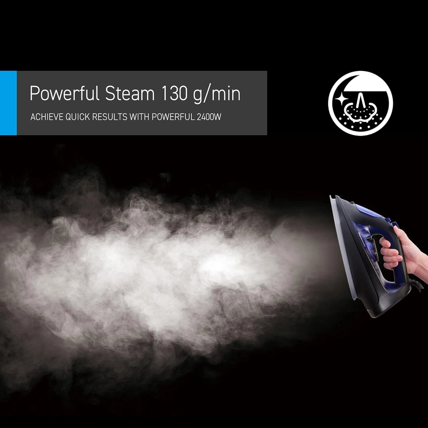 NIU550 - 2400 Watts Ceramic Soleplate Blue