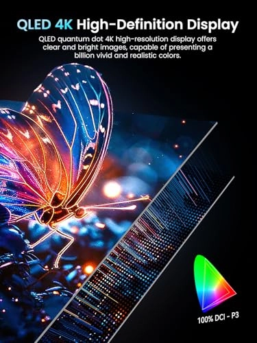 4K QLED Portable Monitor - B0GD64Z4KL 17.3" 3840 x 2160 Pixels
