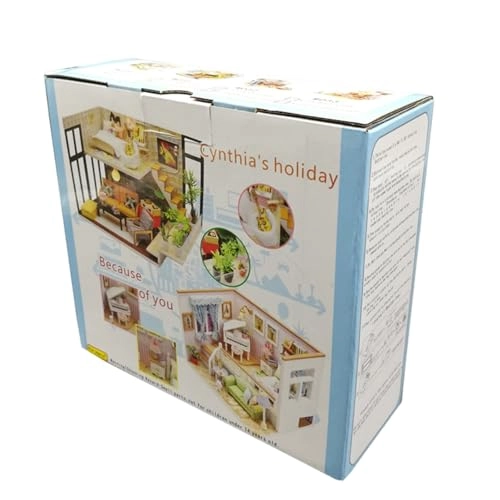 Miniature Dollhouse Kit - Wood Assembly Required
