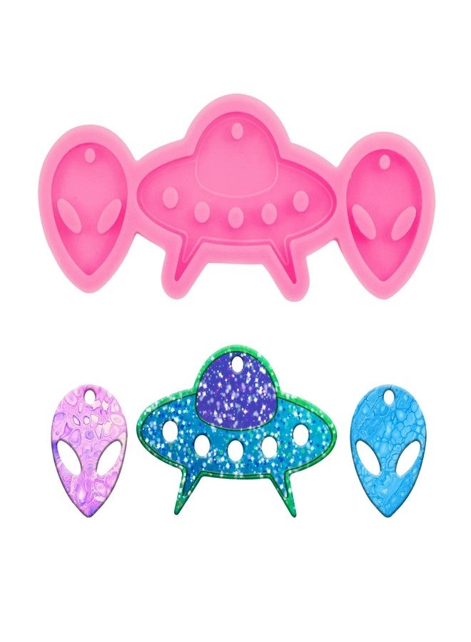 Mini Alien Earrings Mold - Resin Silicone