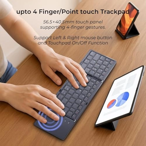 Foldable Bluetooth Keyboard - EN/AR Wireless