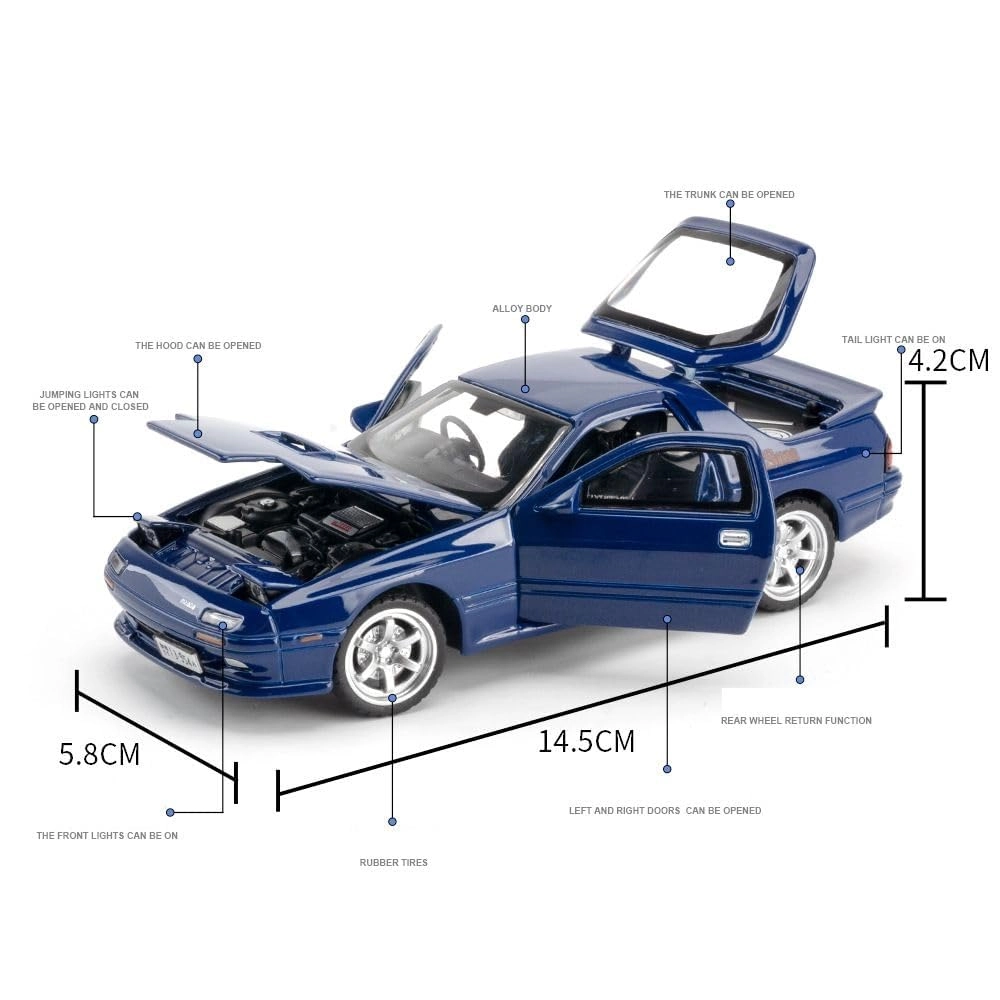 Metal Pullback Car - 1:32 1 pcs