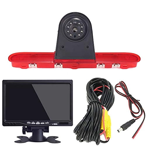 Brake Light Reversing Camera + Rear View Mirror Monitor - Night vision 628 x 586 pixels