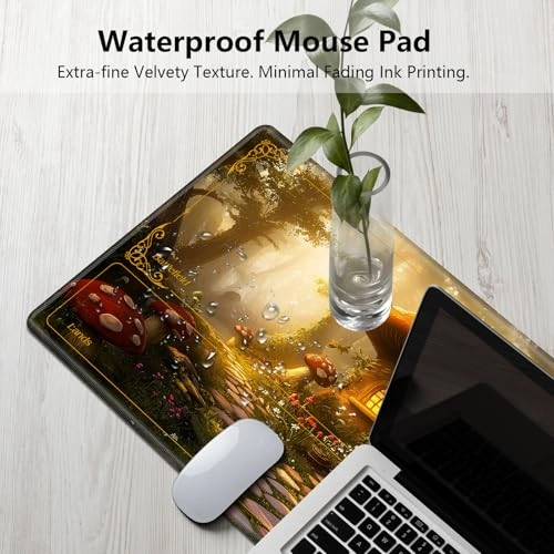 MTG Playmat - Wild Red Mushroom House