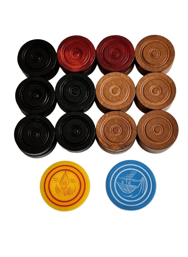 Carrom Board - Professional Wooden 24 Coins