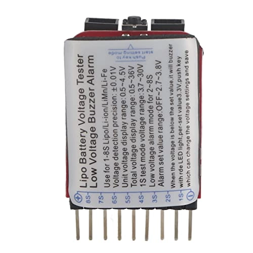 RC 1S-8S LIPO Battery LED TAR ALARM DENETER