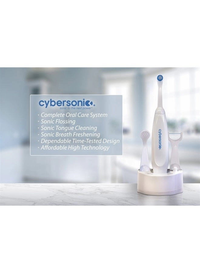 Classic Electric Toothbrush - 10 Piece Set Rechargeable Kit