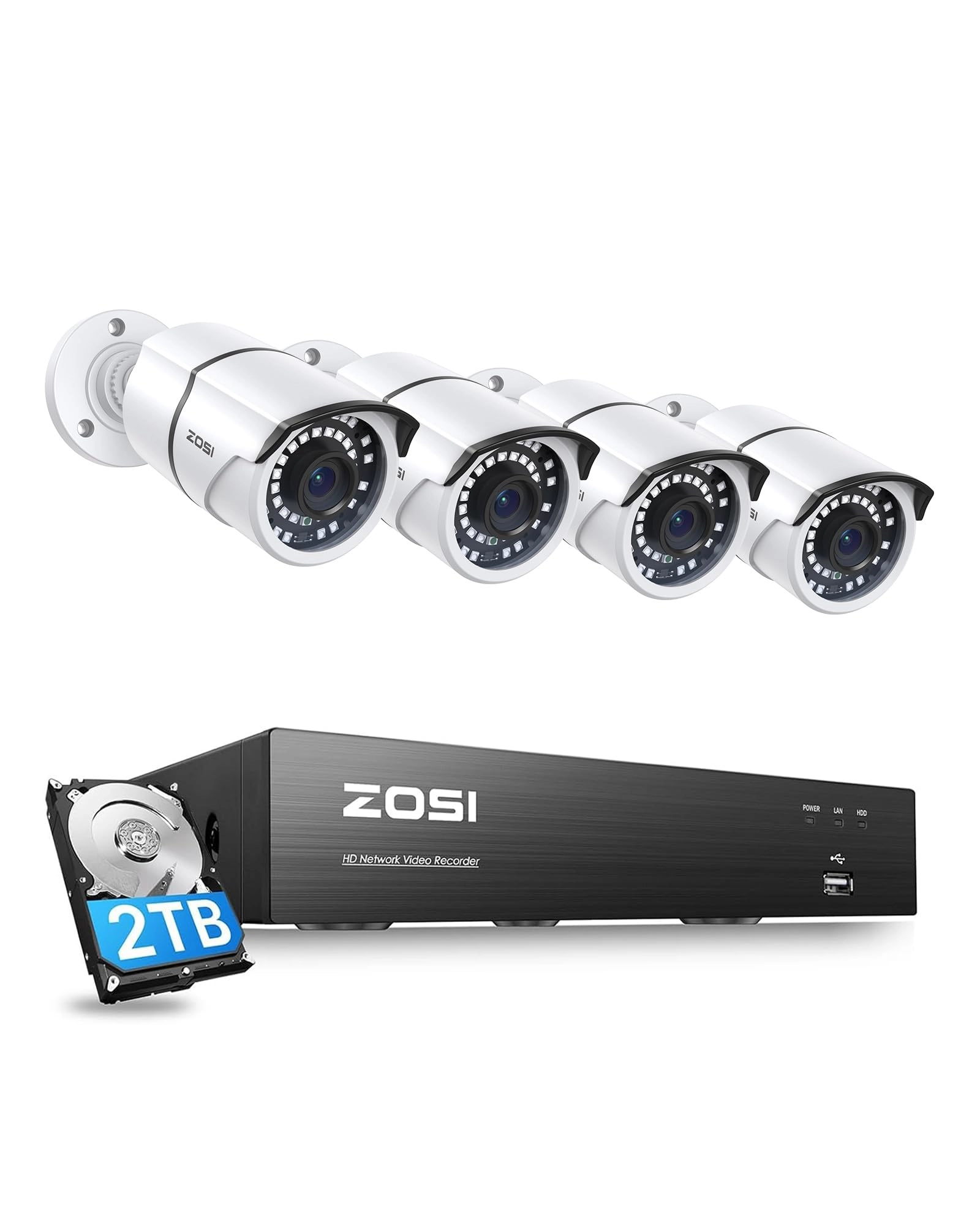 Zosi 5MP PoE NVR - 8CH
