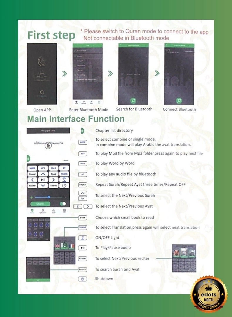 Bluetooth Quran Speaker