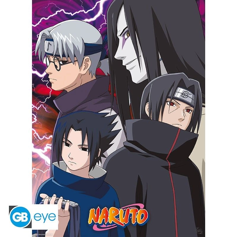 Naruto Set 2 Chibi Posters Team 7 - Laminated paper 52cm x 38cm