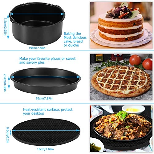 Air Fryer Accessories - Food Grade 8 Pcs