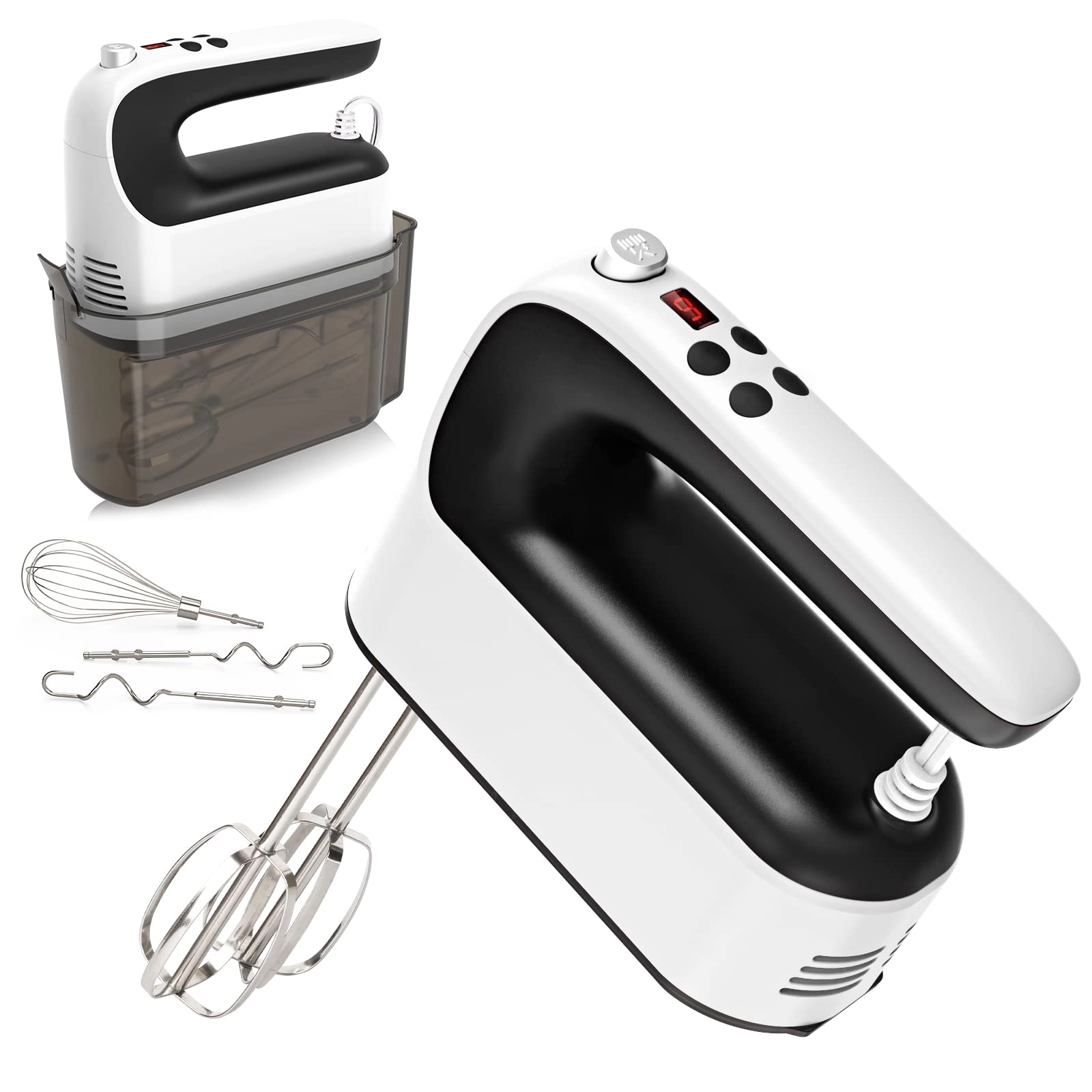 Crestonova Digital Hand Mixer - 400W