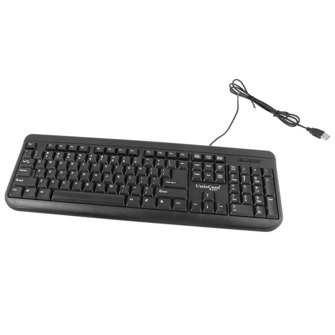 Multimedia Wired USB PC Keyboard - Wired