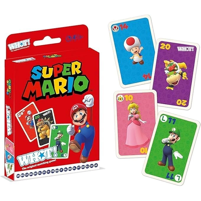 WHOT! Mau Mau Variant - Super Mario - Card Game (German)