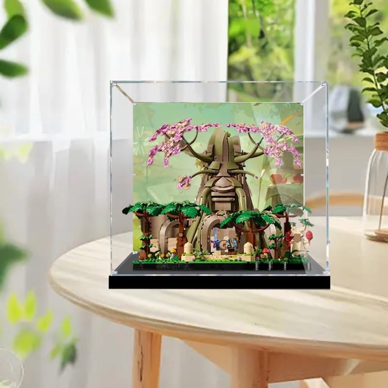 Clear Acrylic Display Case - 15.74x15.74x13.77in. fits 77092