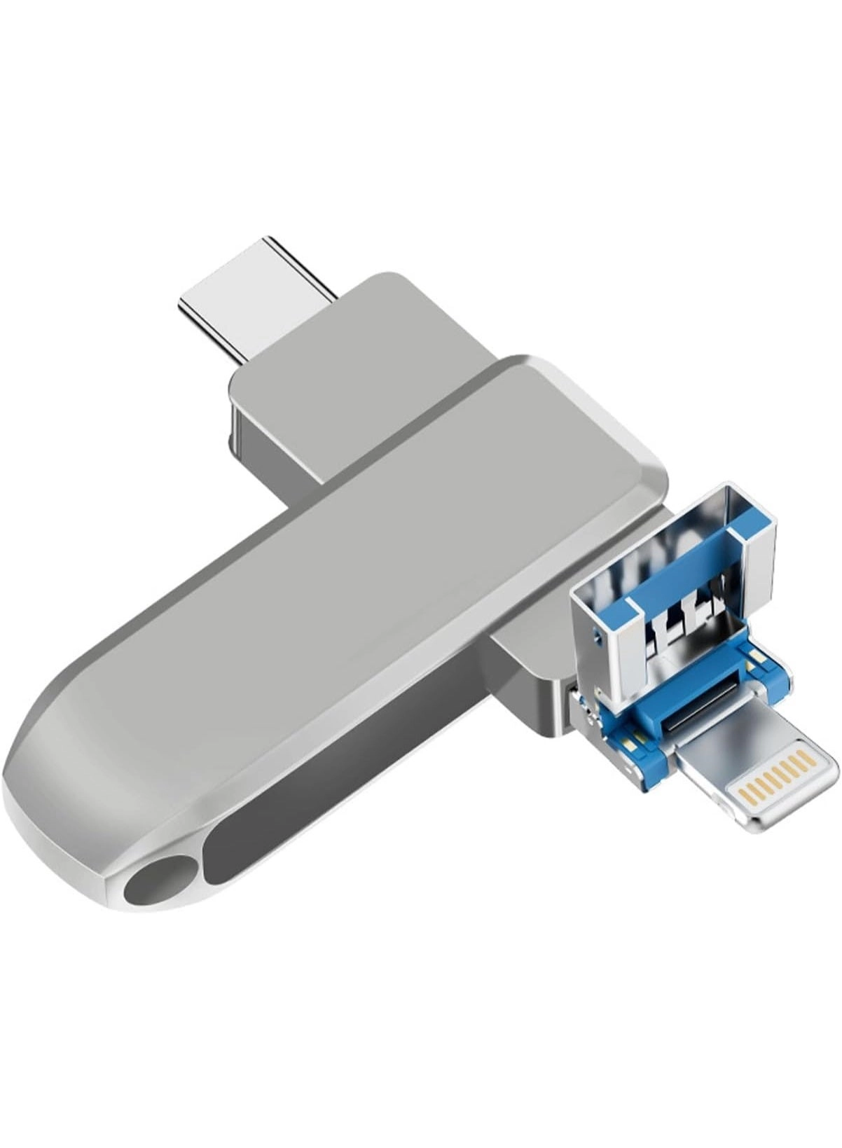 INSIJAM USB Flash Drive - USB 3.0 Type A Lightning Micro USB 2TB