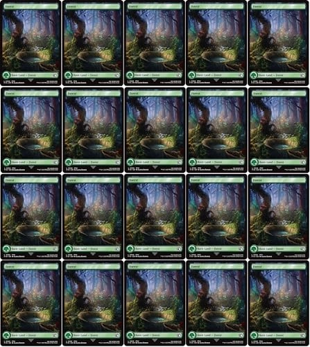 Magic The Gathering Final Fantasy Full Art Forest #306 - 20 pcs
