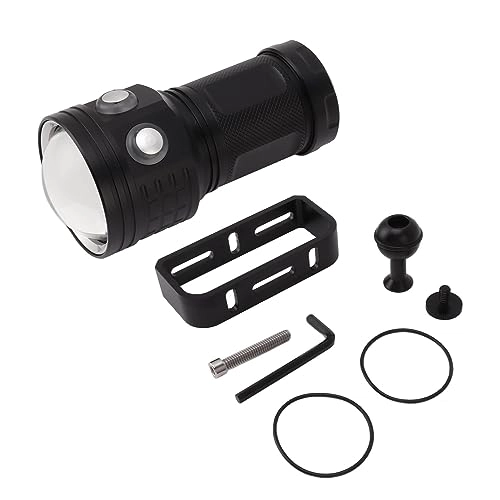 Aluminum Diving Flashlight - 10000LM IP68 12 LED