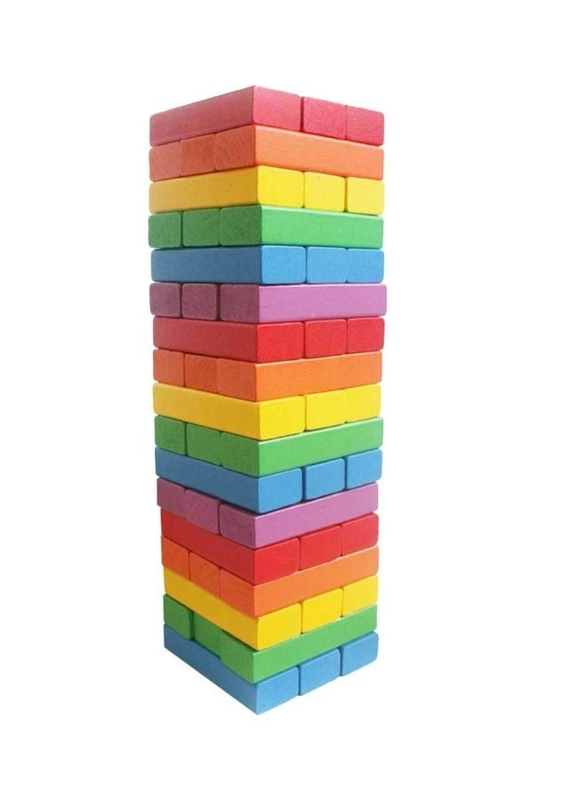 Webby Wooden Building Blocks - 54pcs