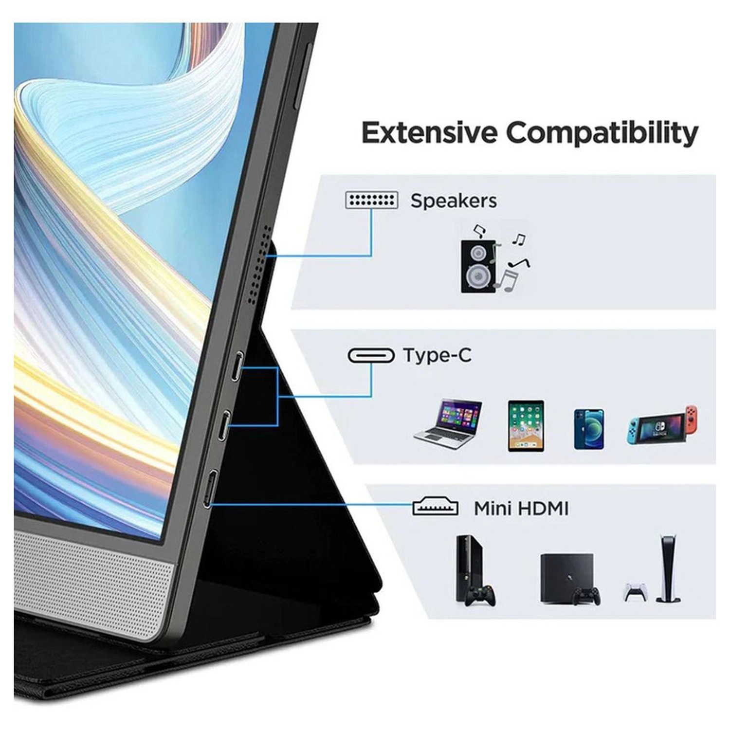 Portable Monitor - 1080P 15.6"