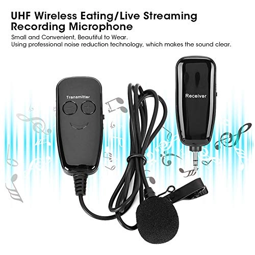 UHF Wireless Lavalier Lapel Microphone Wireless+USB Microphone