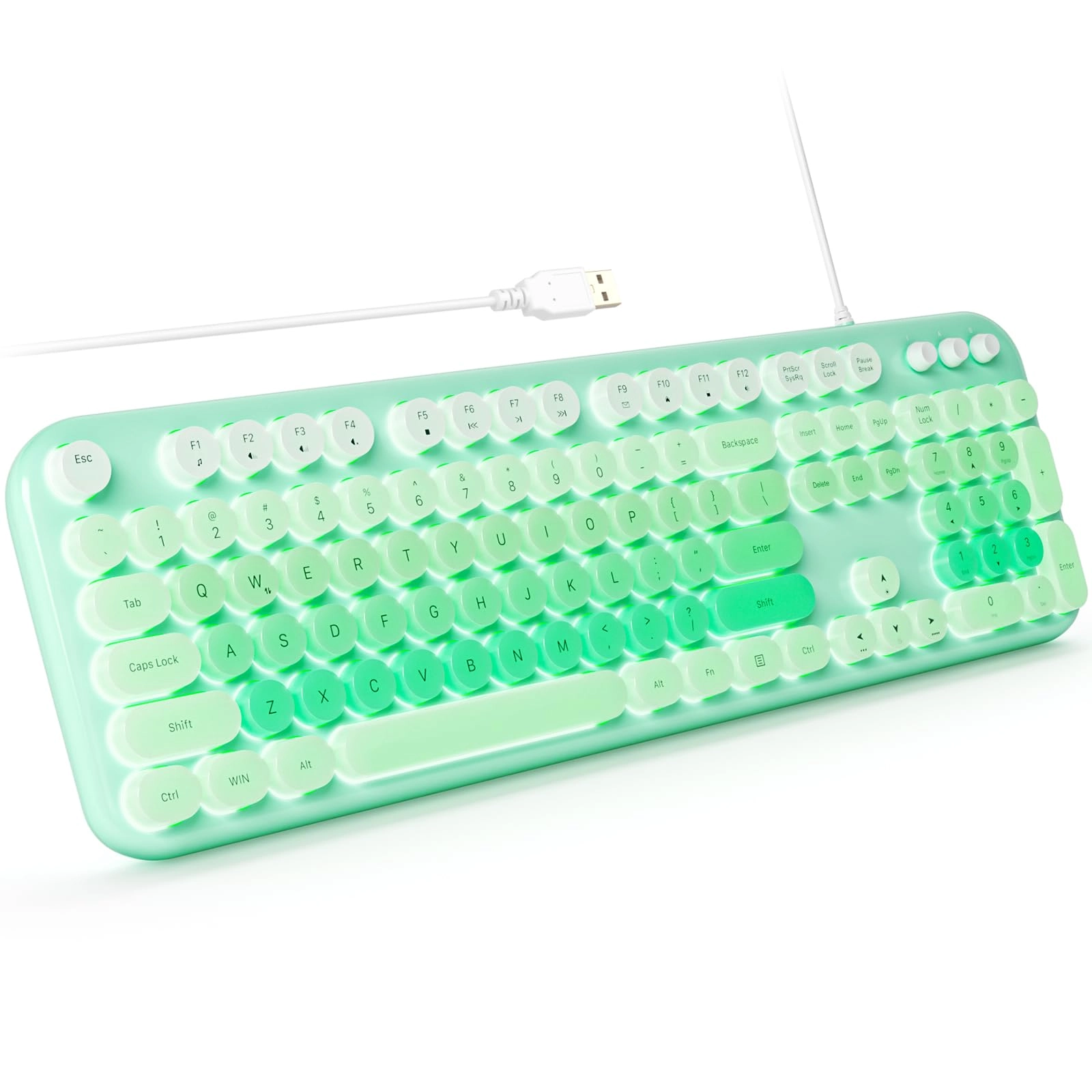 Computer Keyboard - 104 KEYS LAYOUT Wired/Wireless