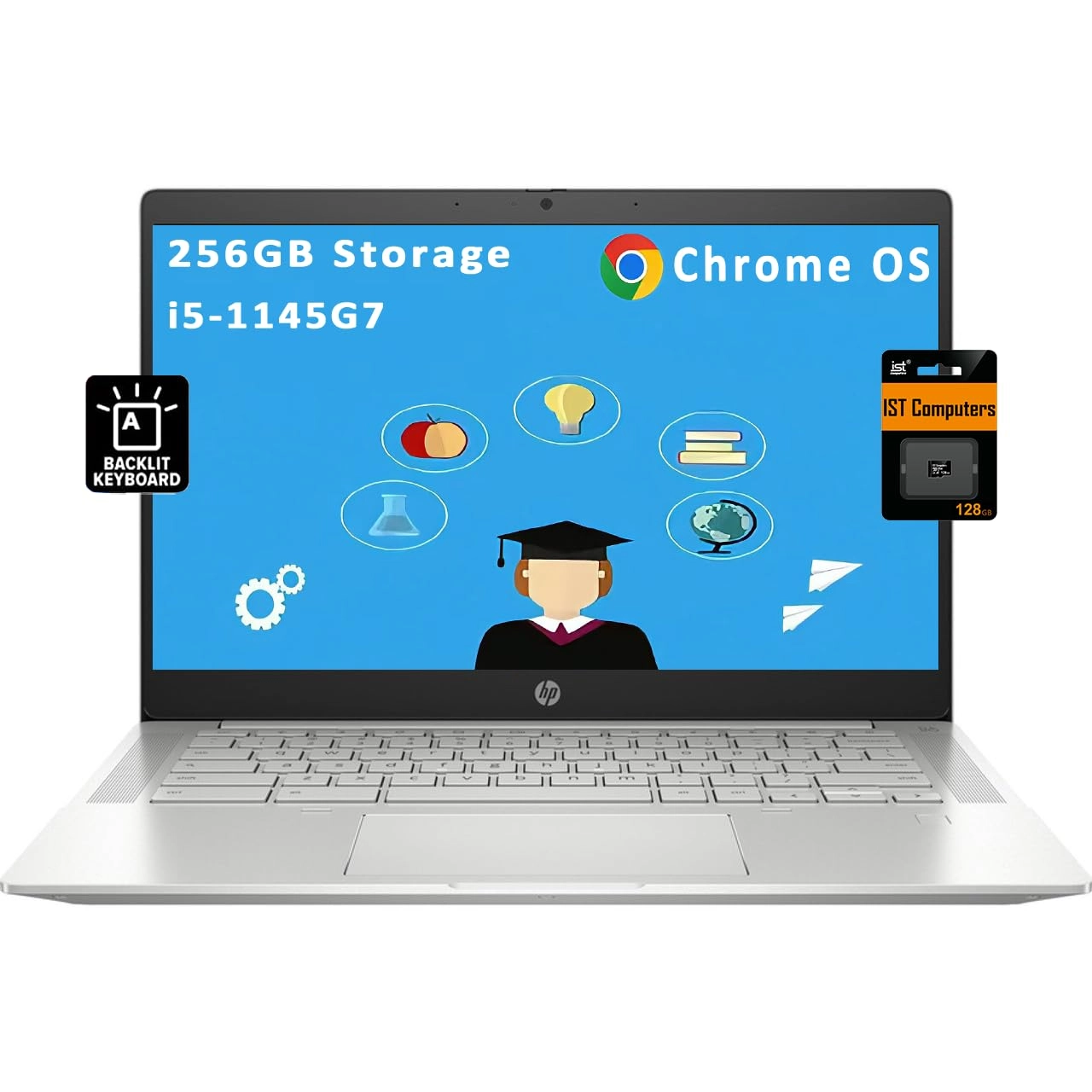 (Renewed) Chromebook 14C-CC0013DX - 14'' Core i3-1115G4 8GB DDR4 256GB SSD