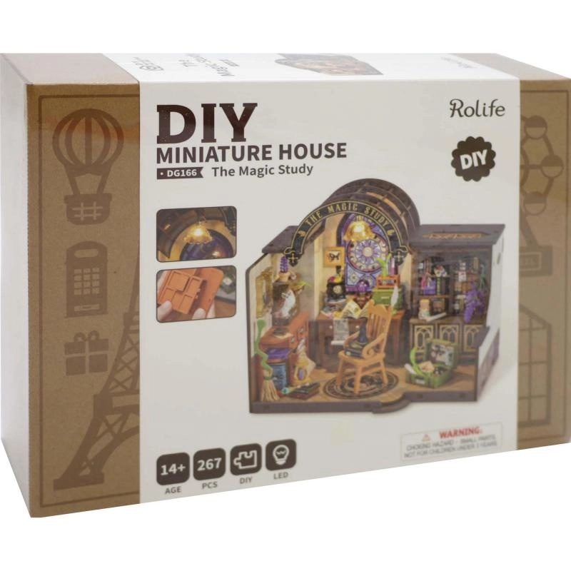 Miniature House 3D Wooden Puzzle (DG162) - 183 pcs