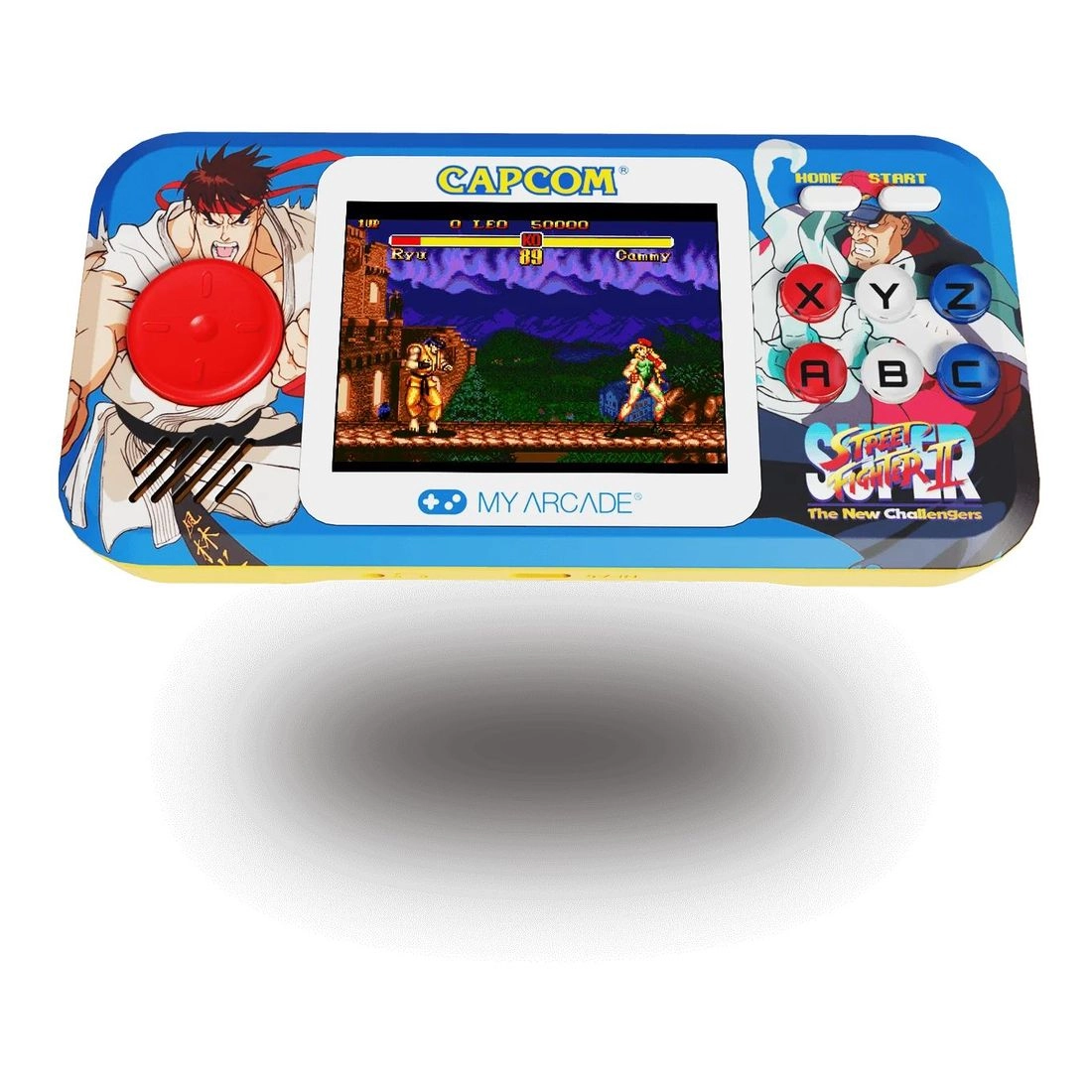 My Arcade Super Street Fighter II The New Challengers - 2.75" full-color display, built-in front-facing speaker
