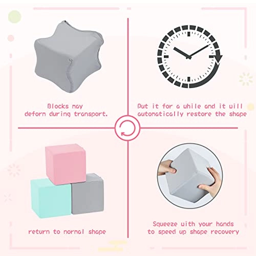 Foam Blocks - 36 months - 3 years 6 pieces