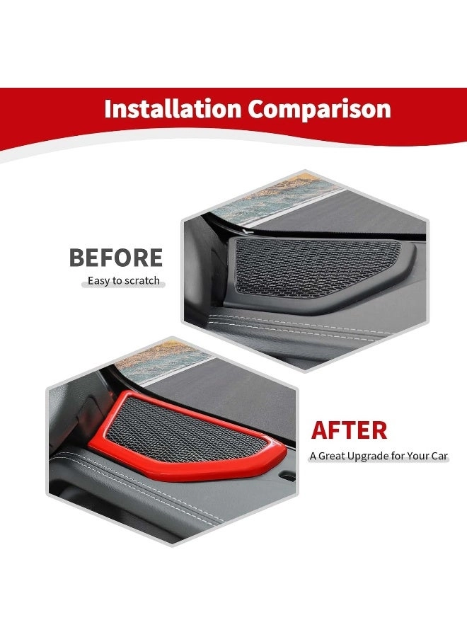 A Pillar Speaker Frame Trim Cover - Jeep Wrangler JL 2018-2024