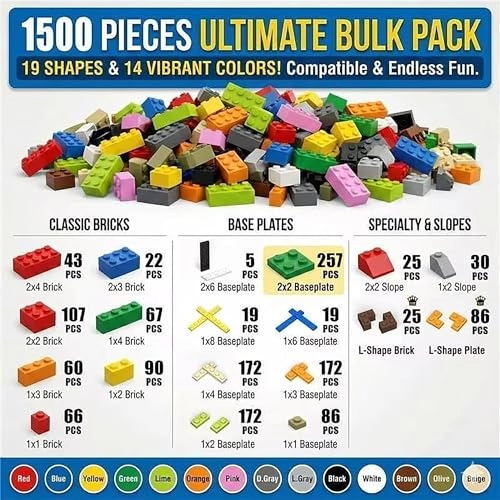 bausteine - 1500 pcs
