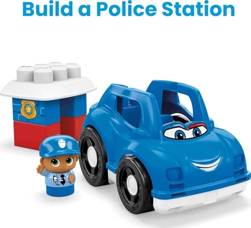 First Builders - Peter Police Car 6 Pieces