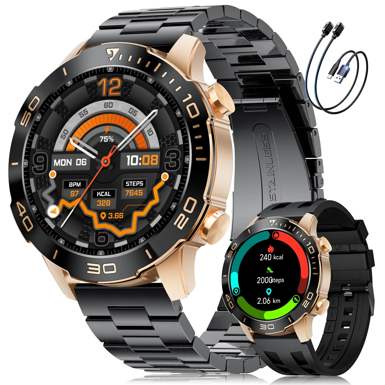 Smart Watch Metal