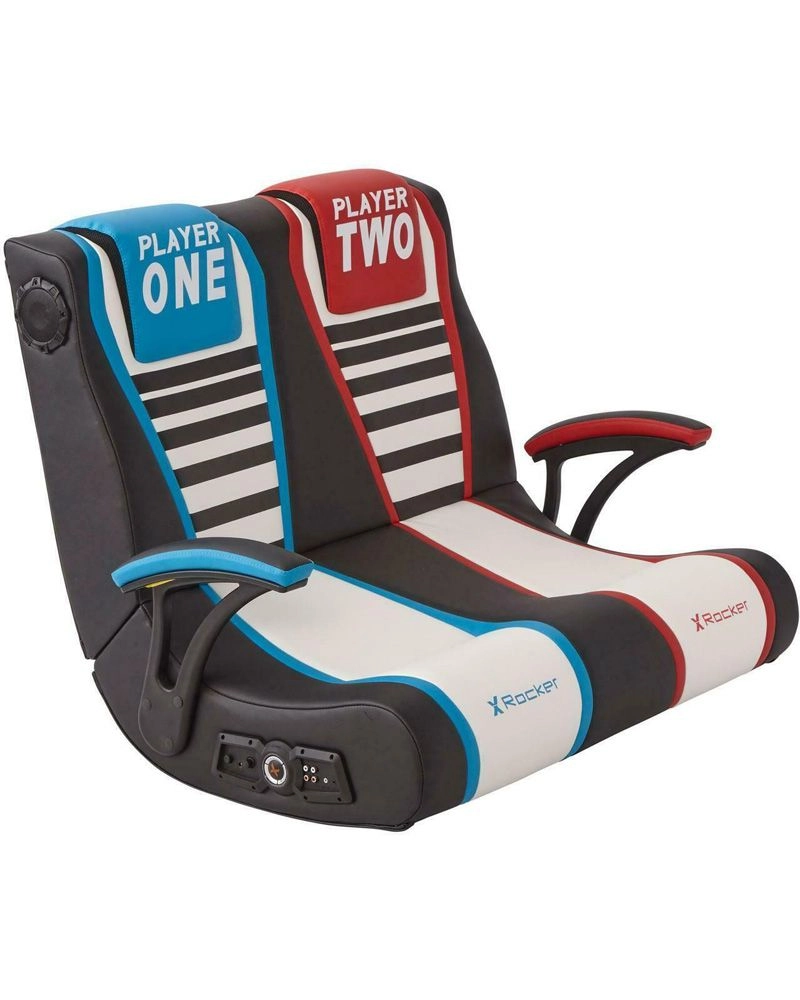 X Rocker Duel VS Double Floor Gaming Chair - 2.1 Headrest Audio