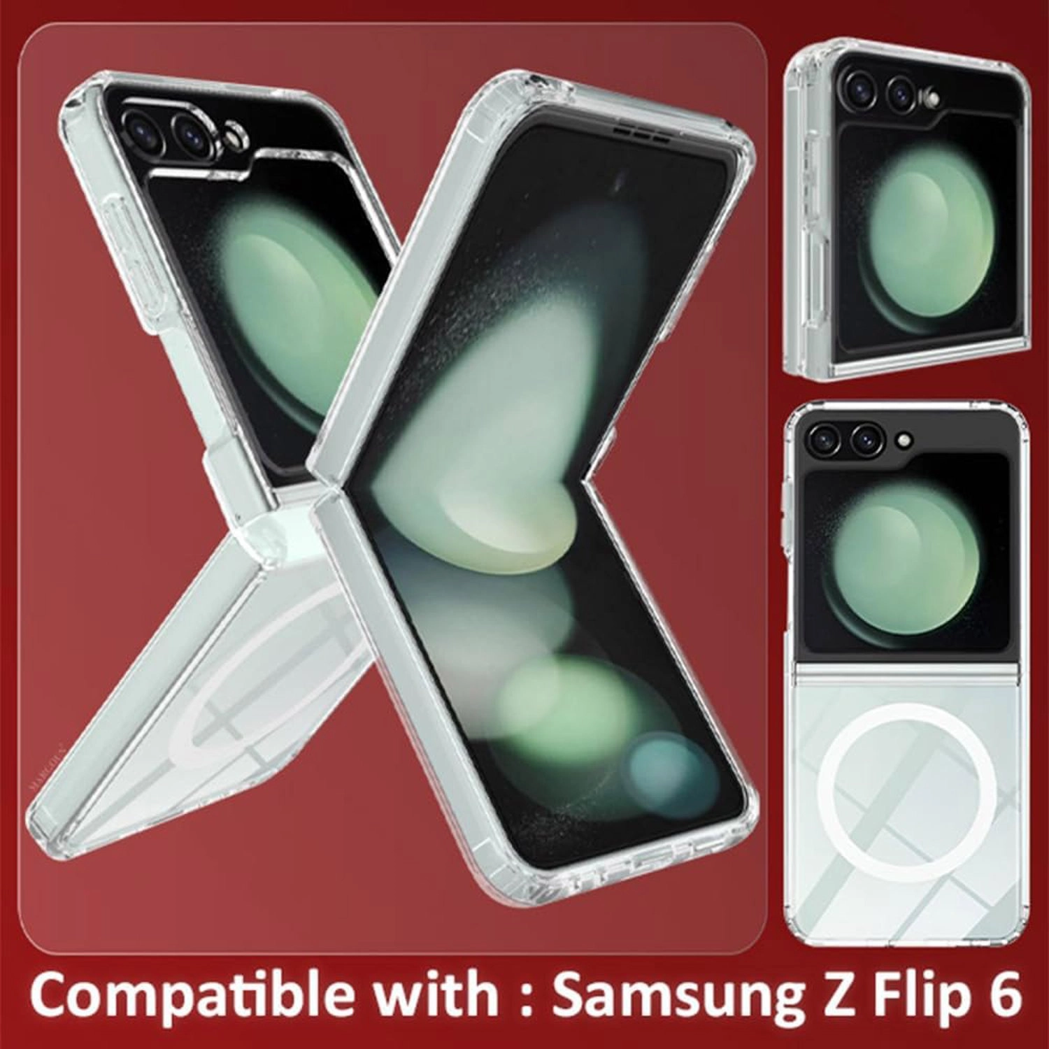 MagSafe Clear Case for Samsung Galaxy Z Flip 6