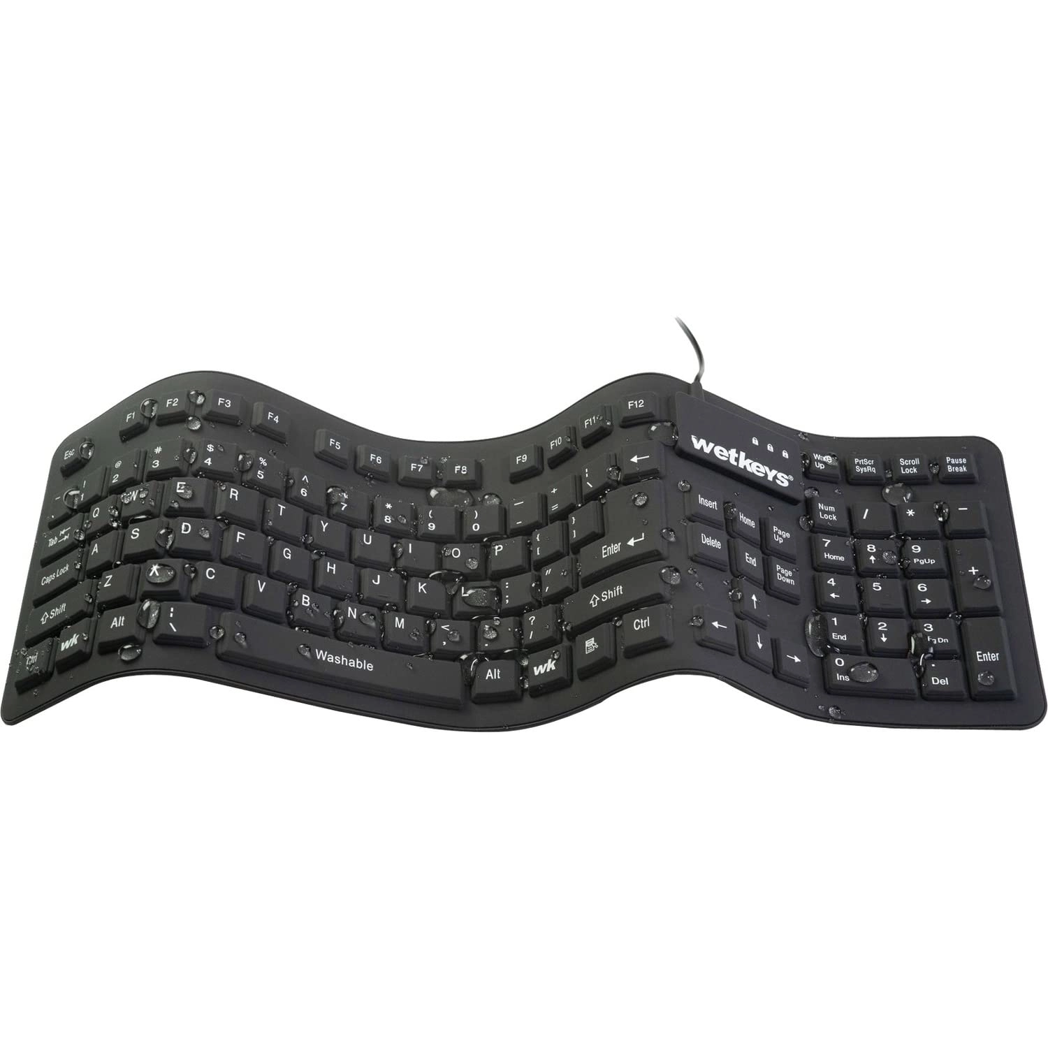 WetKeys Waterproof "Soft-touch Comfort" Keyboard - Wired