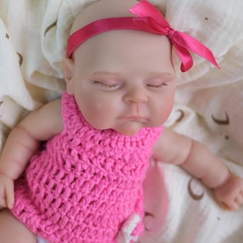 Loulou Awake Reborn Baby Doll - 12 inch Full body silicone Ages 3+