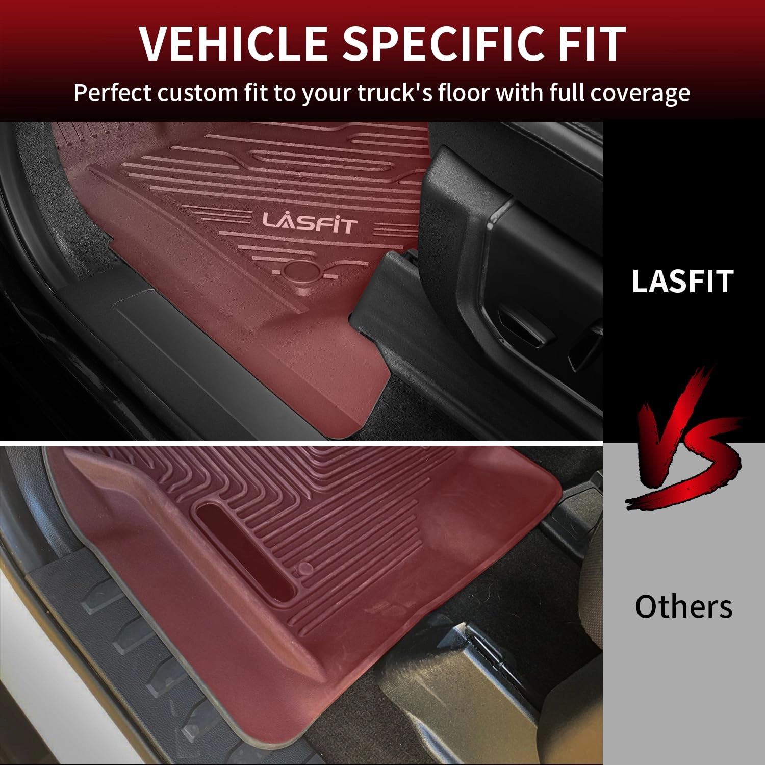 Floor Mats for Ford F250 F350 - 2012-2016 1st & 2nd Rows