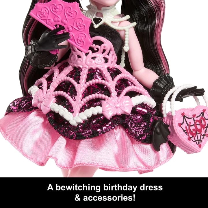 Draculaura Doll - Scary Sweet Birthday Ages 4+