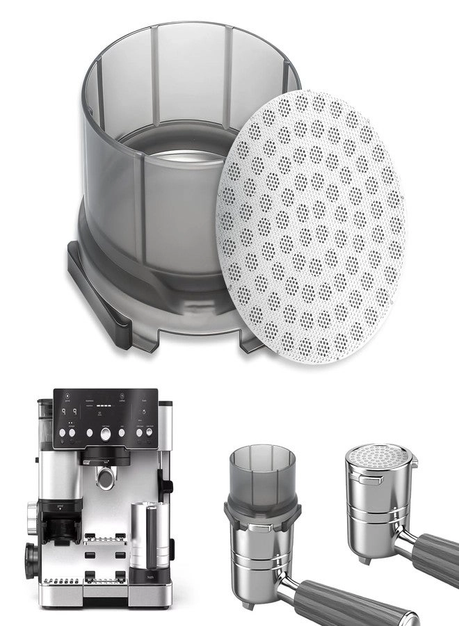 KCMOSGI Portafilter Funnel - ES601 Compatible Transparent gray