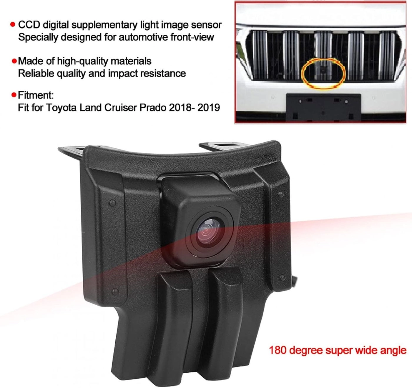 Car Front View Camera - 720 x 580P