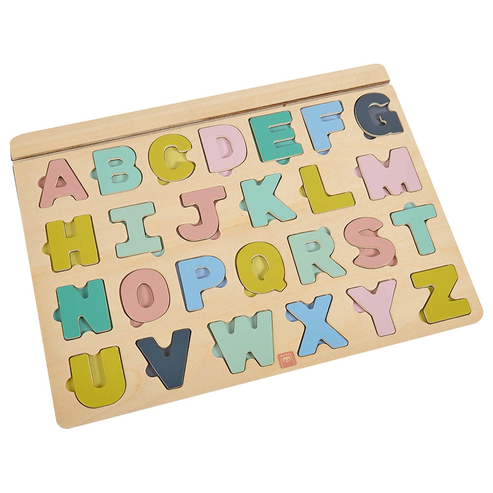 Wooden Magnetic Alphabet Puzzle - 3+ 49 pieces