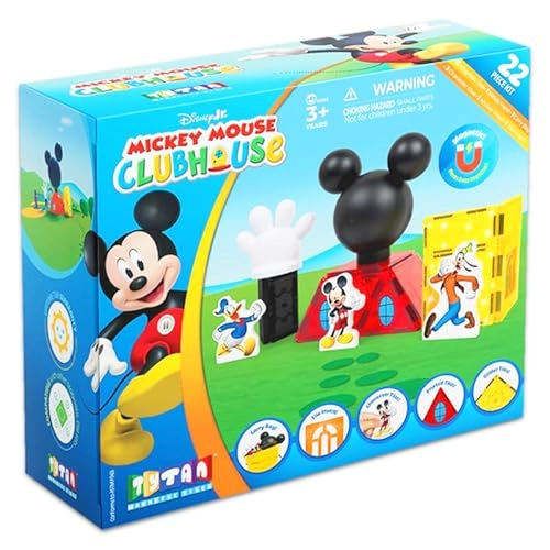 Mickey Mouse Magnetic Character Tile Set - Mickey Mouse 17 pcs Bundle
