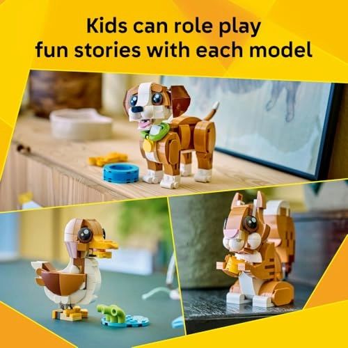 LEGO Creator Cute Animals: Playful Puppy Dog (31382) - 3in1
